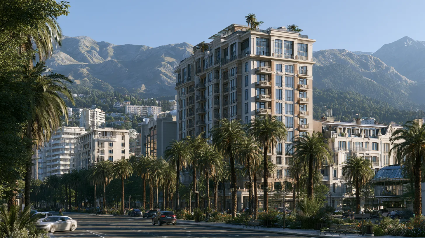 Апартаменты в центре Сочи, 45 м²
